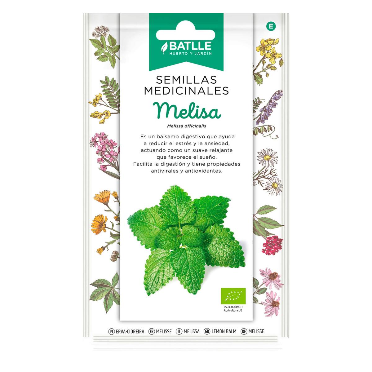 Semillas de Melisa ecológicas Batlle