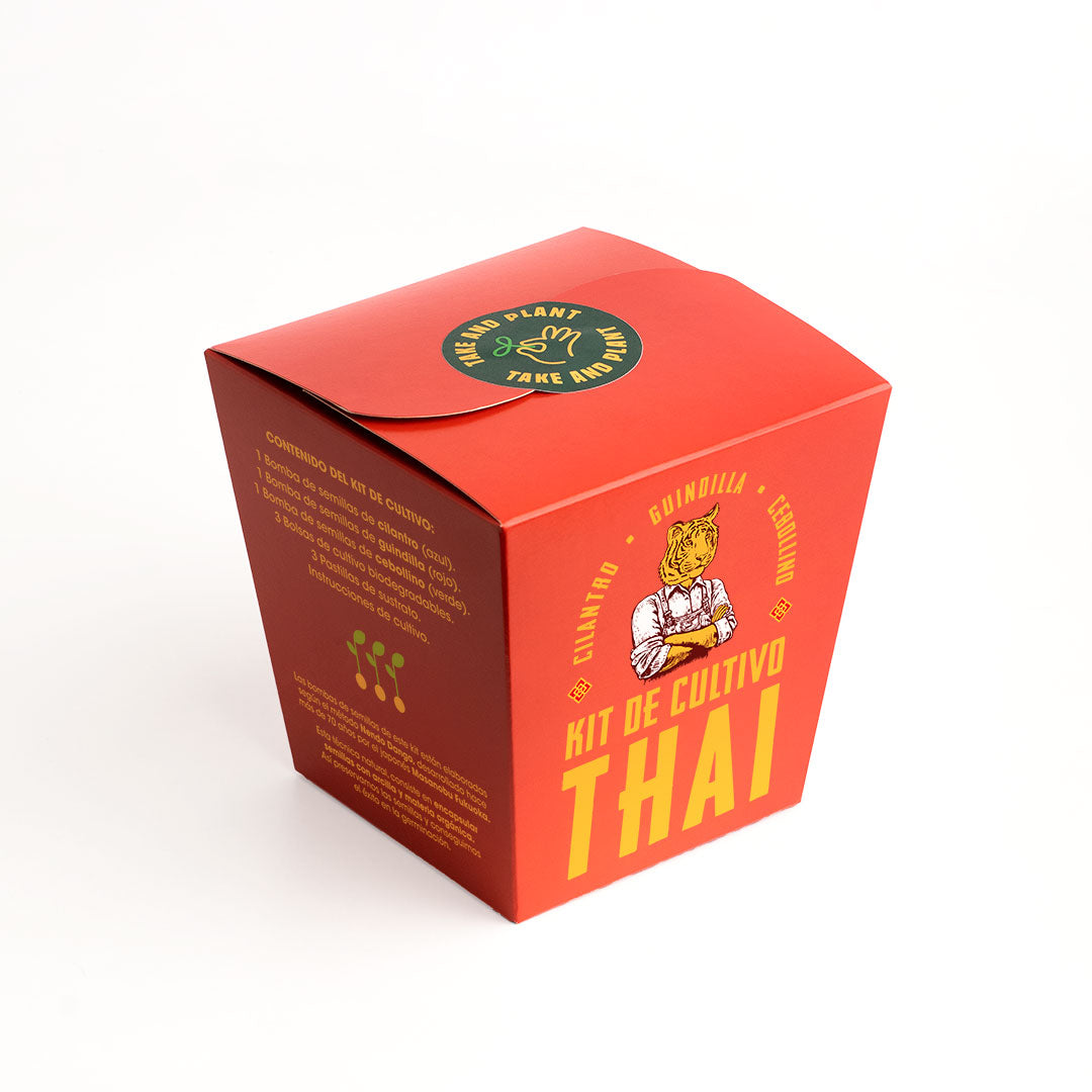 Kit Thai | Cultiva Cilantro, Guindilla Y Cebollino En Casa | Regalo Original Para Amantes De La Cocina Asiática_0