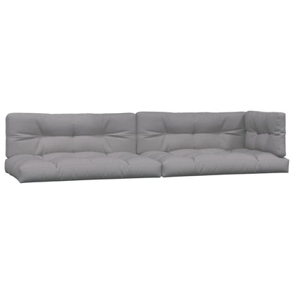 Vidaxl Cojines Para Palets 5 Unidades Tela Gris_0