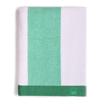 Toalla De Playa 90x160cm 450gsm Terry 100%algodon Verde Casa Benetton_0
