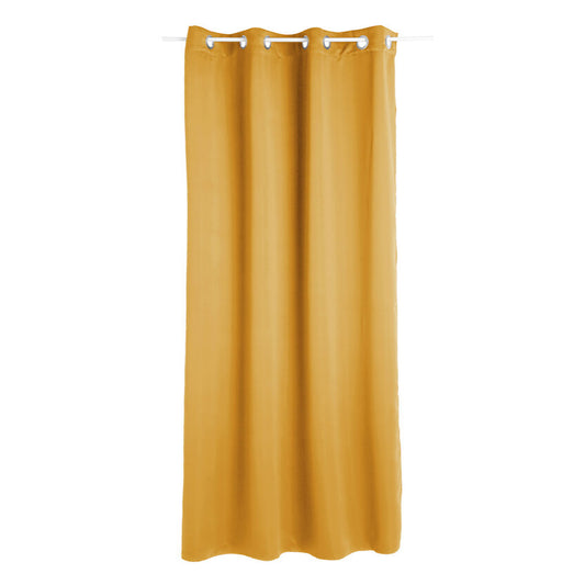 Wellhome Cortina Opaca Terciopelo Ocre 140x260cm