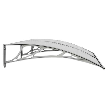 Marquesina De Puerta Policarbonato Gris 150x100 Cm_4