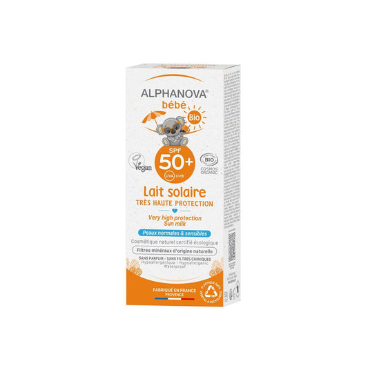 Protector Solar Ecológico  Bebé SPF 50+ Alphanova 50 ml