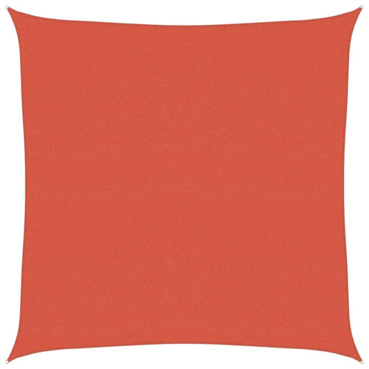 Vidaxl Toldo De Vela Cuadrado Hdpe Terracota 160 G/m² 4,5x4,5 M_0