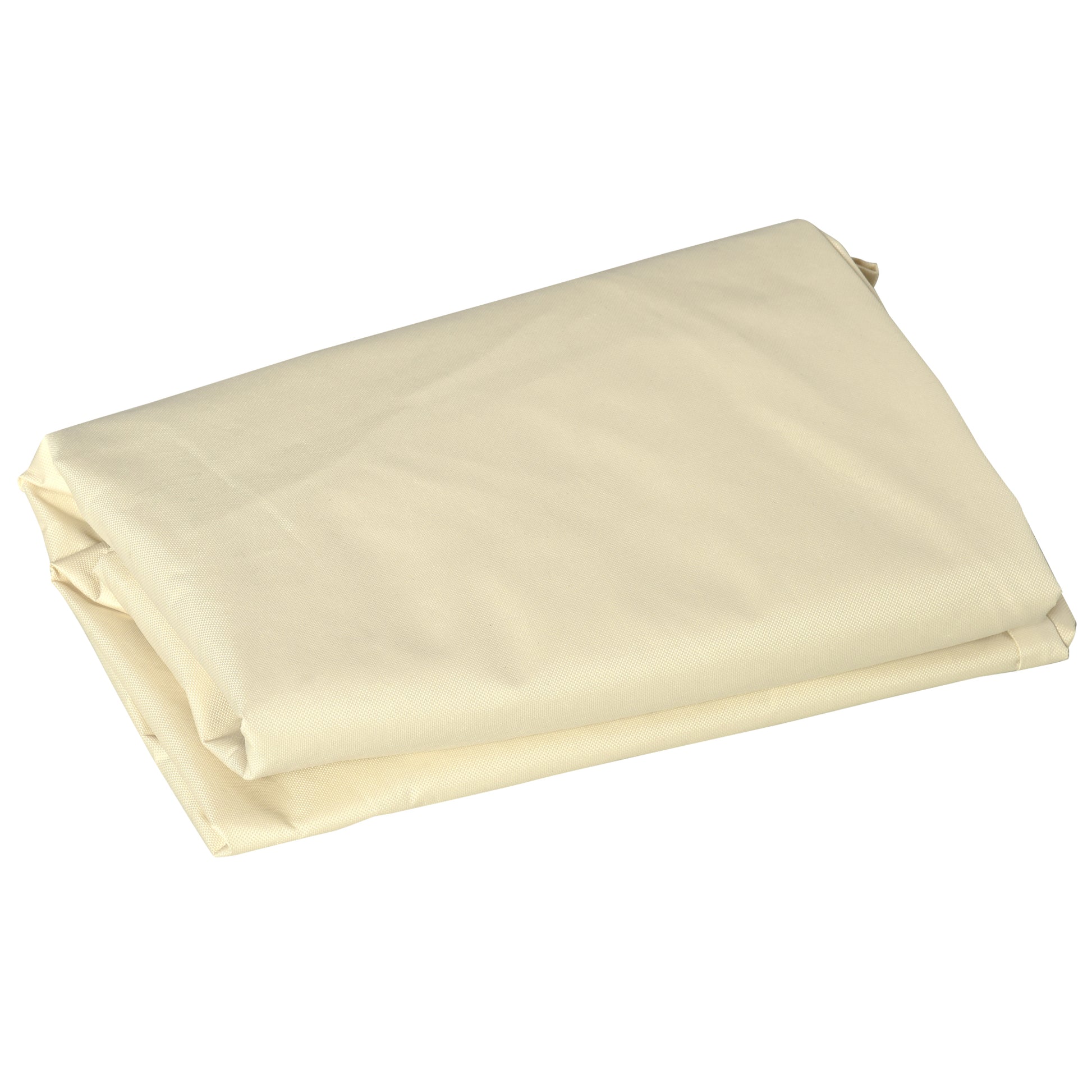 Outsunny Funda Protectora Banco 2 Plazas 140x84x56/94 Cm Tela Oxford 600d Crema_4