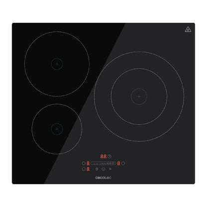 Placa De Inducción 3 Fuegos Bolero Squad I 3001. Potencia Máxima 7400w En 9 Niveles, Indicador De Luz, Diámetro Máx. 290mm, Booster, Detector De Sar_2