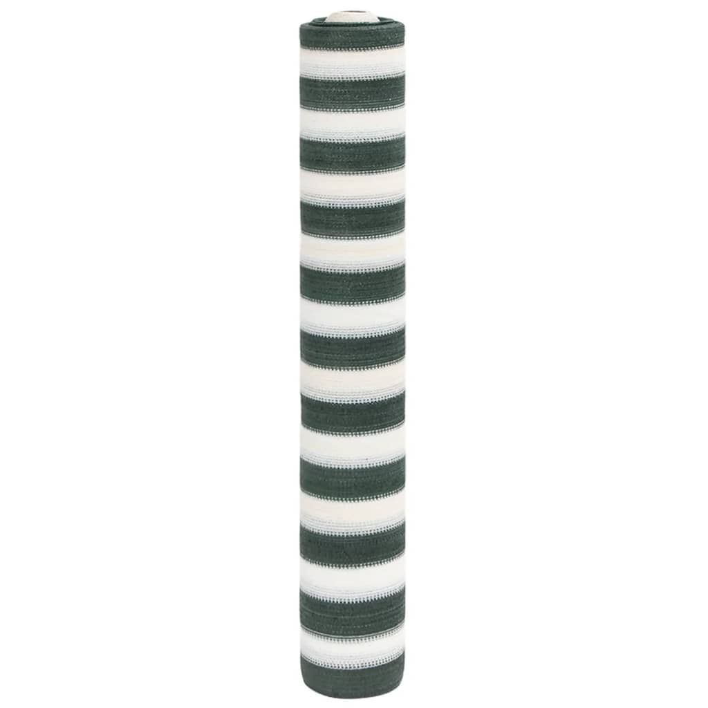 Vidaxl Red De Privacidad Hdpe Verde Y Blanco 1,2x25 M 75 G/m²_0