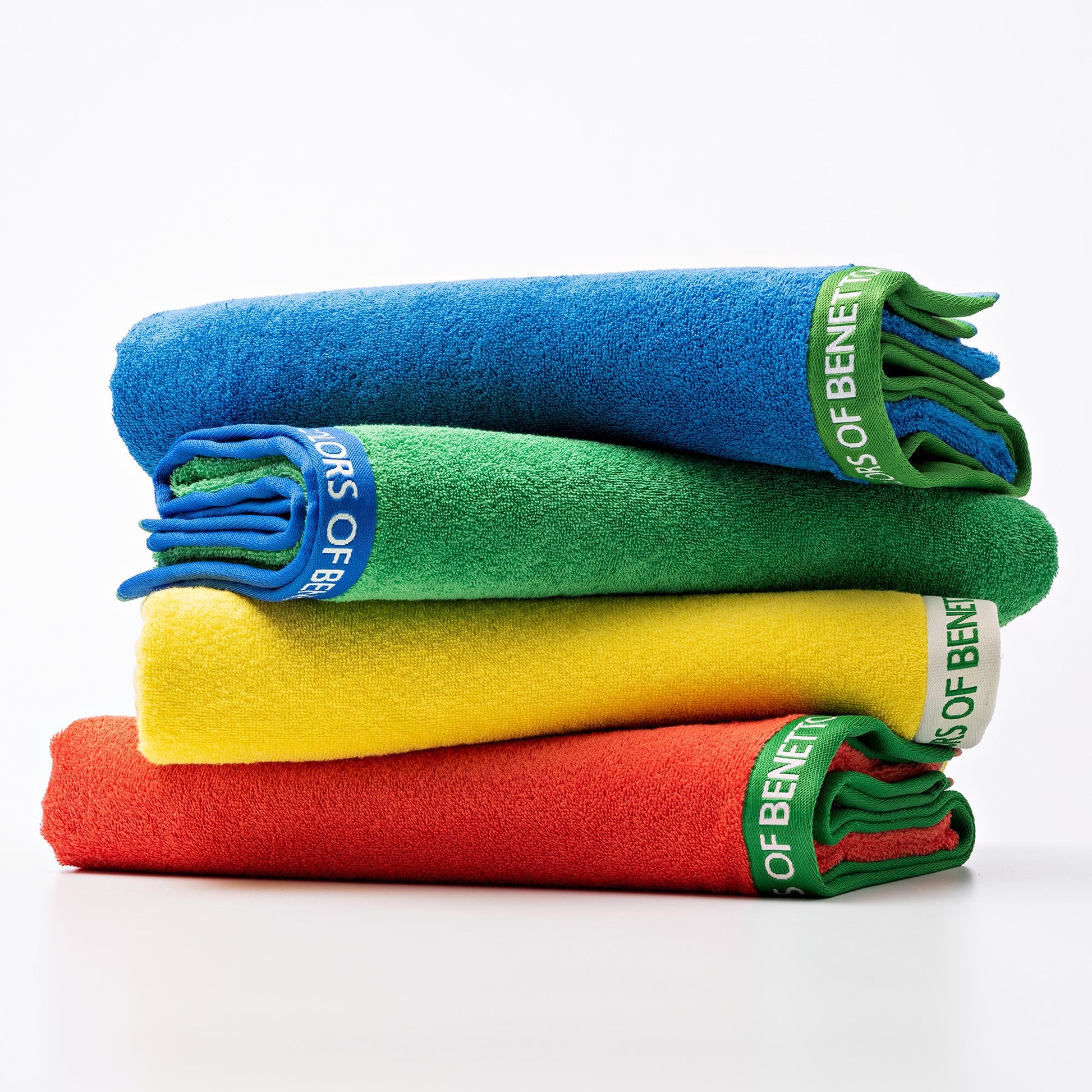 Toalla De Playa Azul 90x160 Benetton.