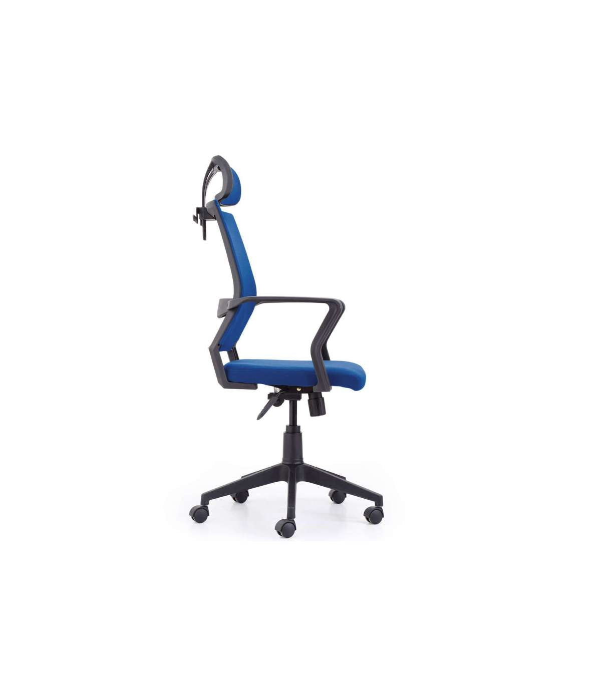 Sillón Giratorio Modelo Winner Acabado Azul, 117/127cm(alto) 64cm(ancho) 64cm(largo)_2