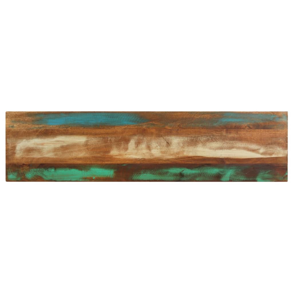 Mesa Consola De Madera Maciza Reciclada 120x30x75 Cm_2