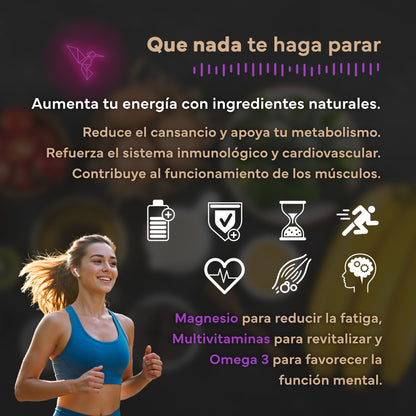 Pack Energía. Con Multivitaminas, Omega 3 Y Magnesio. Sevens Nutrition. Energía y Vitalidad_4
