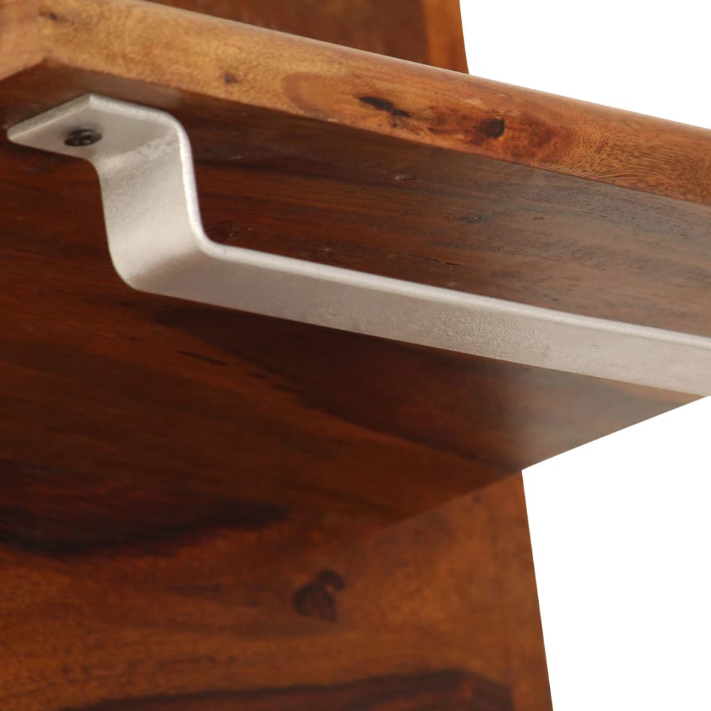 Perchero De Madera Maciza De Acacia 118x40 Cm_2