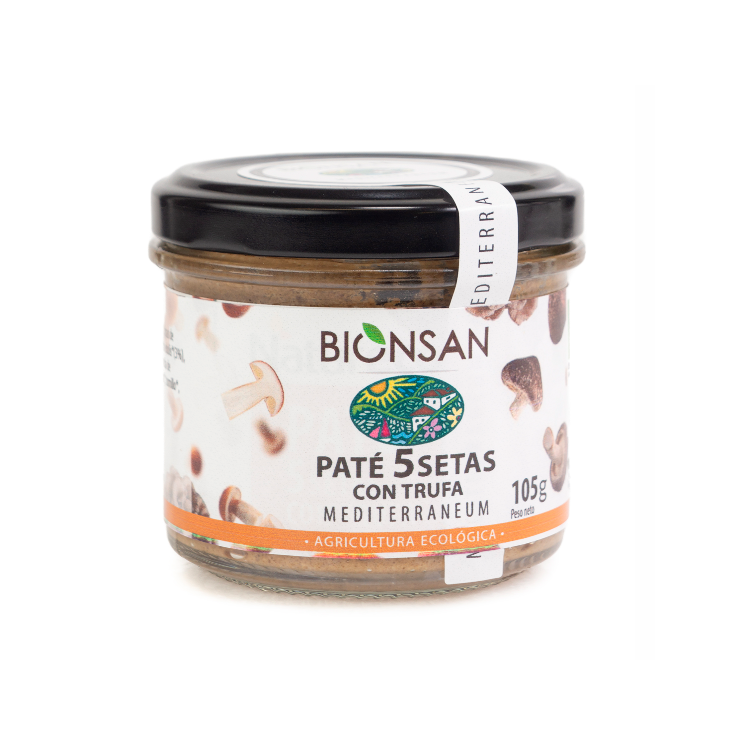 Paté De 5 Setas Con Trufa Ecológico 105gr_0