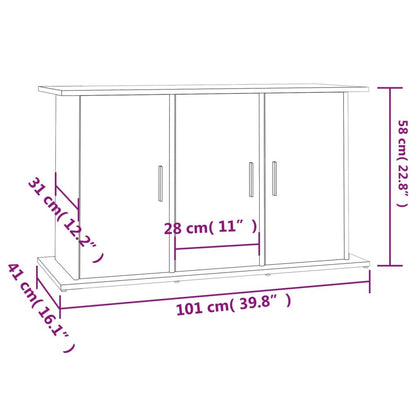 Vidaxl Soporte Para Acuario Madera De Ingeniería Blanco 101x41x58 Cm_2