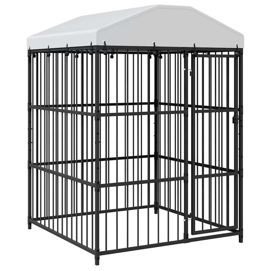 Perrera De Exterior Con Techo 150x150x210 Cm_0