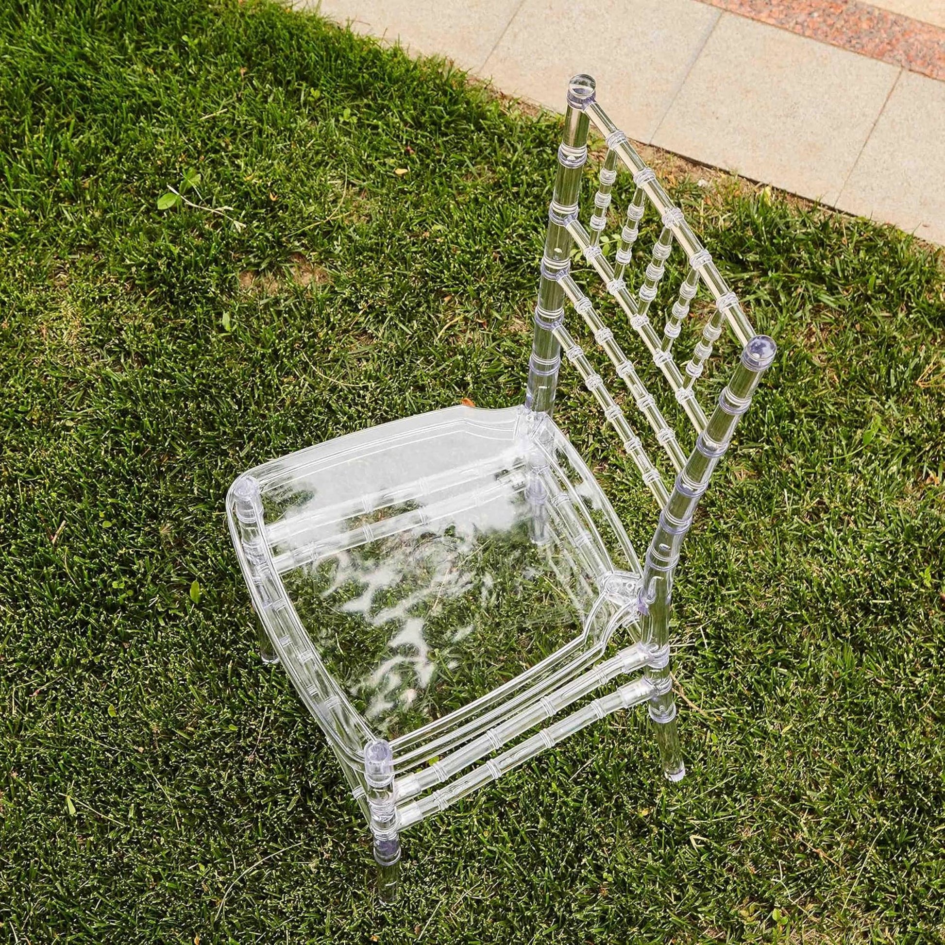 Well Home - Silla 'pretty' De Plástico 40x41x91cm Estilo Clásico Y Elegante