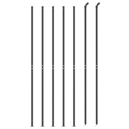 Cerca De Alambre Con Brida Gris Antracita 1,4x10 M / Vetonek_0