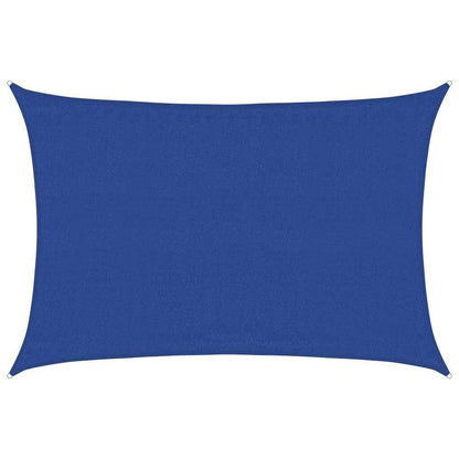 Vidaxl Toldo De Vela Rectangular Hdpe Azul 160 G/m² 3,5x4,5 M_0