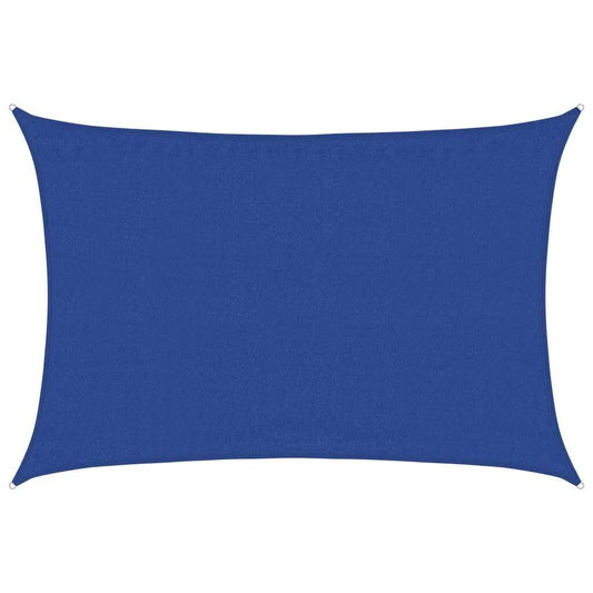 Vidaxl Toldo De Vela Rectangular Hdpe Azul 160 G/m² 3,5x4,5 M_0