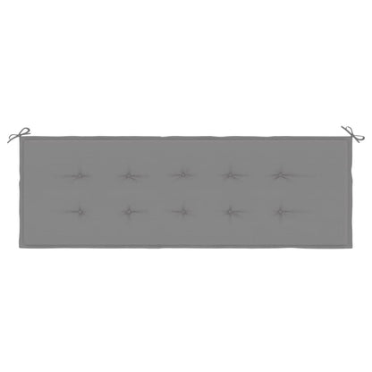 Vidaxl Cojín De Banco De Jardín Tela Oxford Gris Antracita 150x50x4 Cm_3