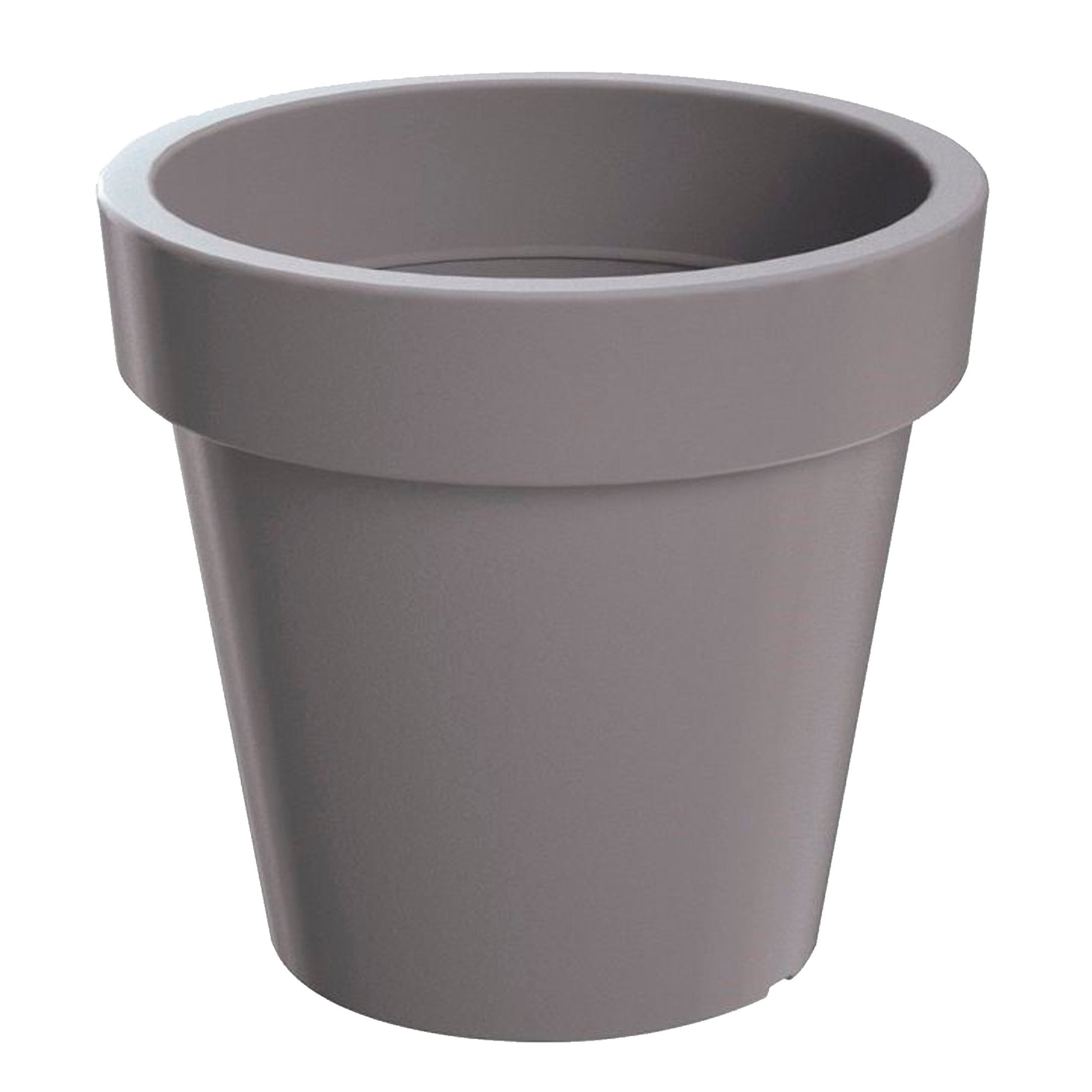 Maceta Lexo Round 212l., Dimensiones (mm) 800x800x740, Color Gris Piedra_0