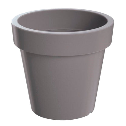 Maceta Lexo Round 212l., Dimensiones (mm) 800x800x740, Color Gris Piedra_0