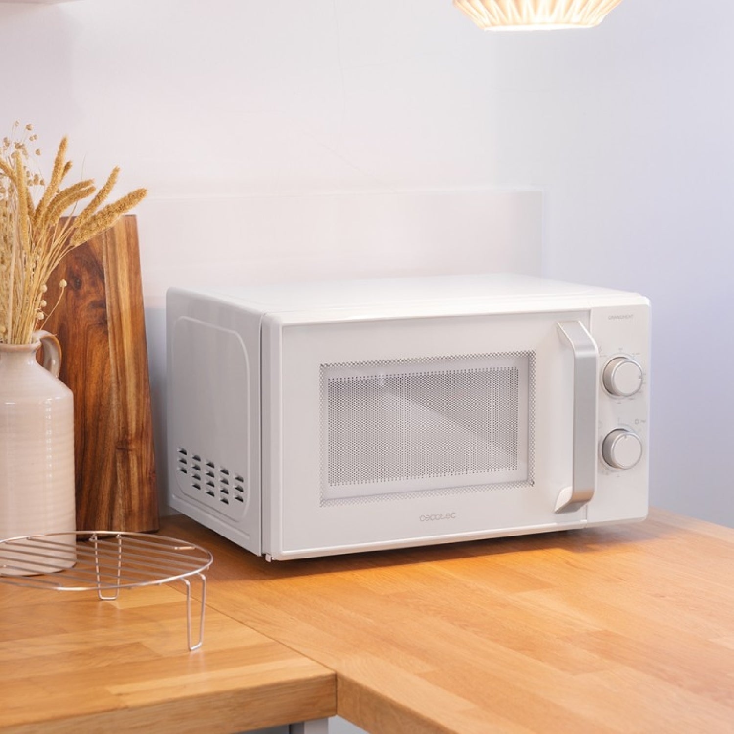 Microondas De 20 Litros Con Grill Grandheat 3120. 1050 W, Grill De 1000 W, Revestimiento Antidirt Itech, Modo Descongelación, Temporizador 35 Min, F_1