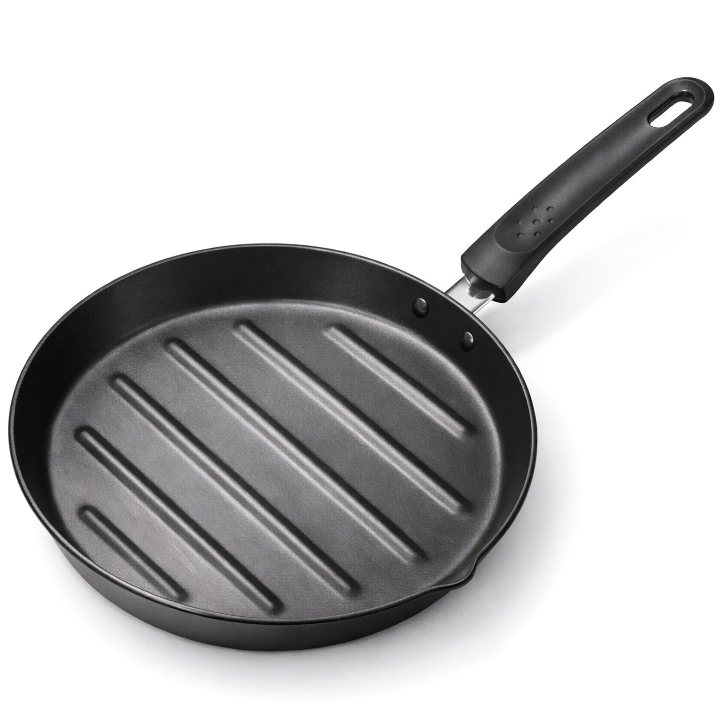 Briebe Grill Asador Sartén Inducción Acero Forjado 28cm Antiadherente Sin Pfoa, Fabricada En España, Mare, Azul_0