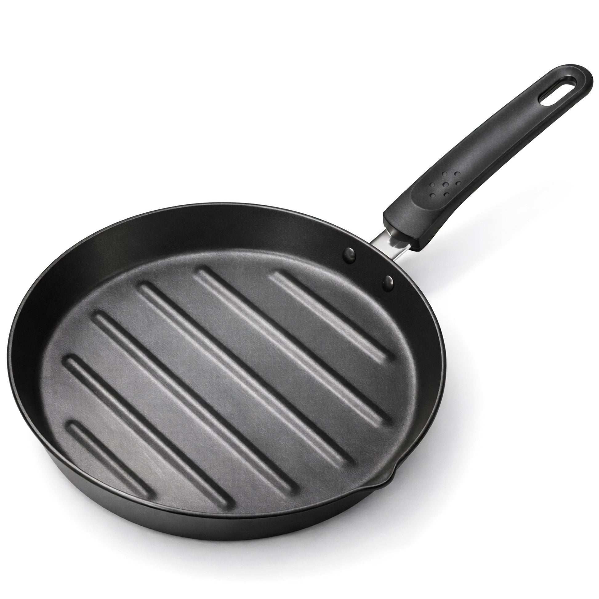 Briebe Grill Asador Sartén Inducción Acero Forjado 28cm Antiadherente Sin Pfoa, Fabricada En España, Mare, Azul_0