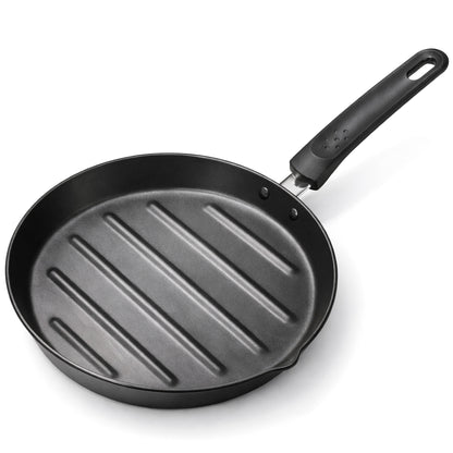 Briebe Grill Asador Sartén Inducción Acero Forjado 28cm Antiadherente Sin Pfoa, Fabricada En España, Mare, Azul_0