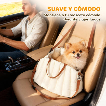 Pawhut Asiento De Coche Para Perros Pequeños_4