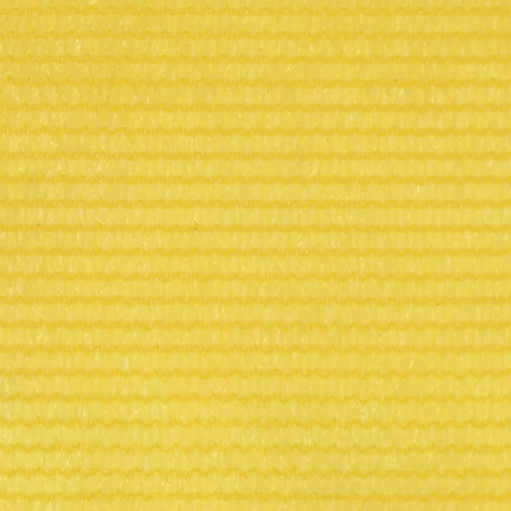 Vidaxl Toldo Para Balcón Hdpe Amarillo 75x600 Cm_1