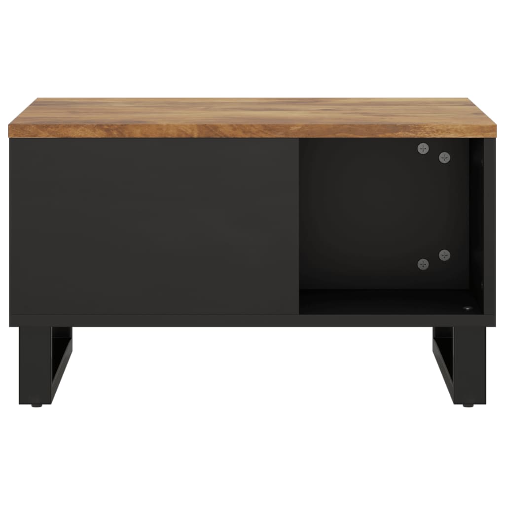 Mesa De Centro De Madera Maciza Mango 60x50x35 Cm_1