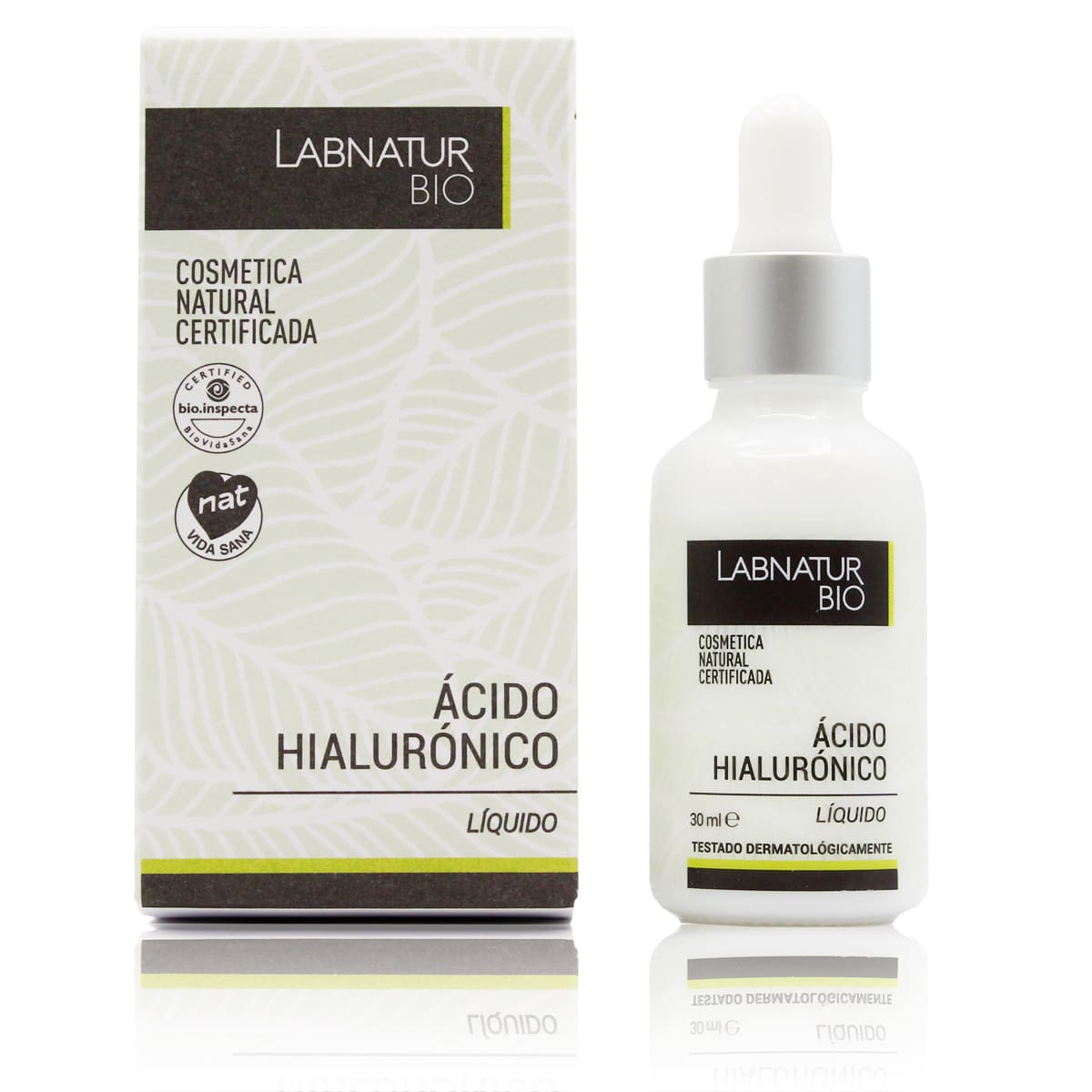 Sérum Facial Ácido Hialurónico Labnatur Bio 30 ml | Hidratación Intensiva | Efecto Rellenador y Elasticidad | Vegano_0