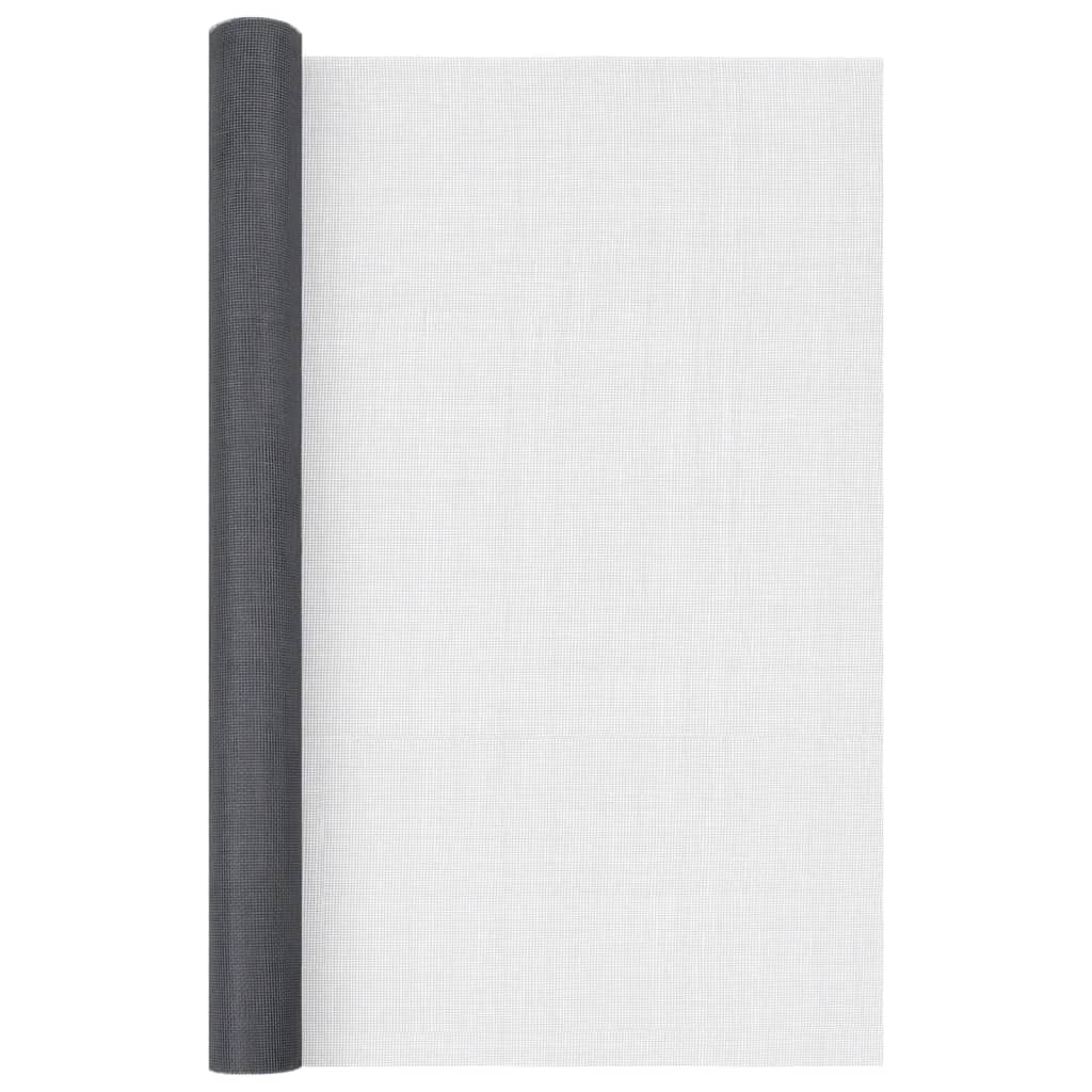 Malla Mosquitera De Fibra De Vidrio Gris 112x2000 Cm / Vetonek_0