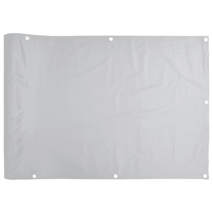 Pantalla De Privacidad De Balcón Pvc Gris 1000x75 Cm / Vetonek_5