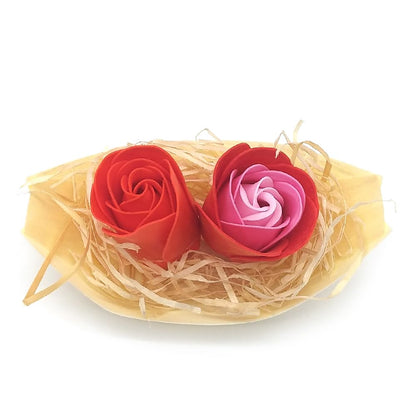 100 Barcas Con Flores Para Regalo Invitados (rojo) - Rosas De Jabón Para Baño Aromático. Detalle Original Para Eventos_2