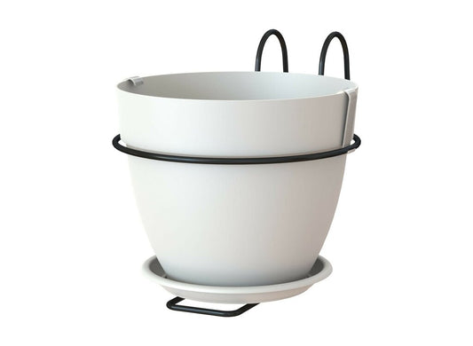 Artevasi Macetero Plástico Kit Capri Balcón Blanco 20cm_0