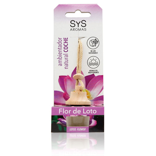 Ambientador Coche Flor de Loto SYS Aromas Style 7 ml | Aroma Floral y Oriental | Suave y Envolvente_0