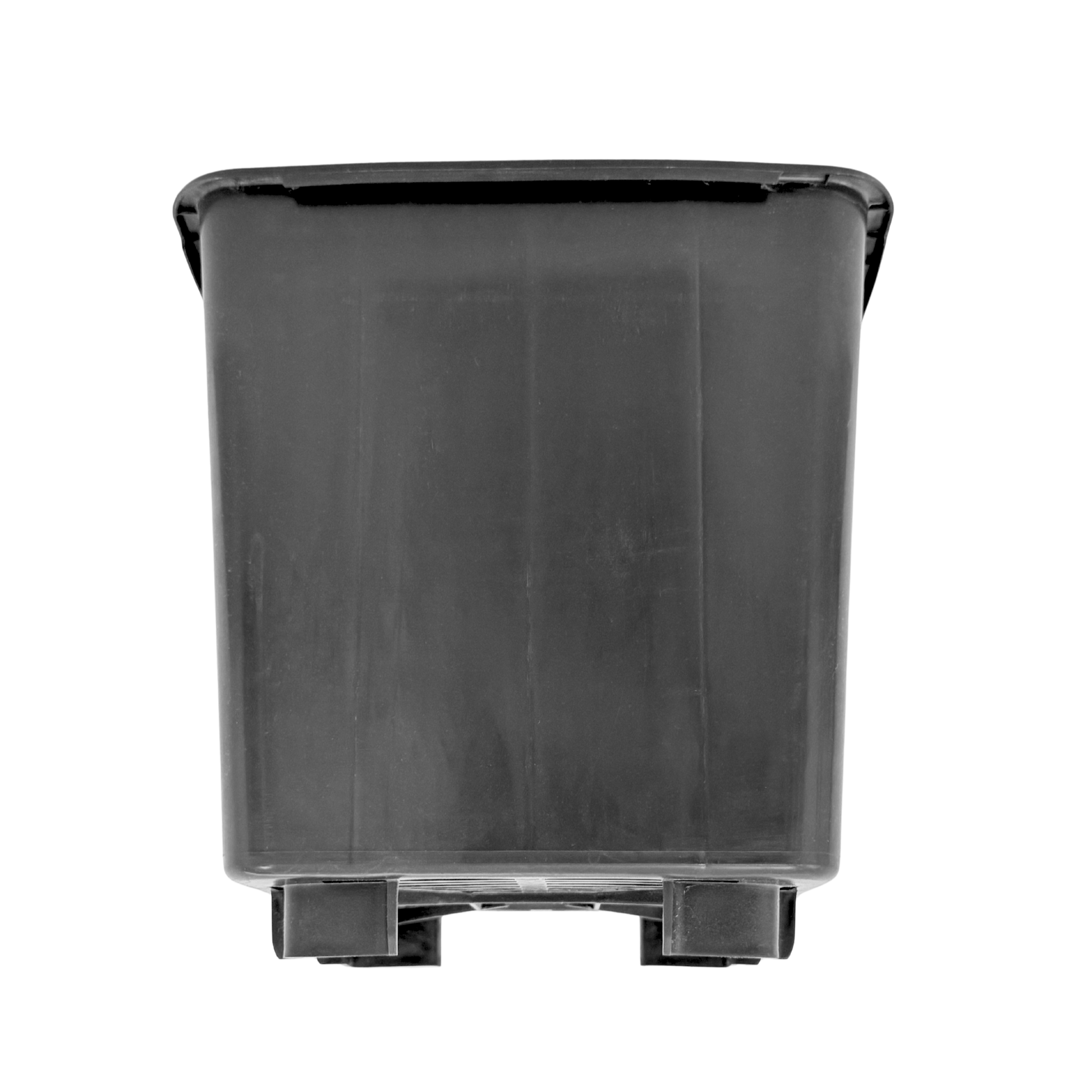 Maceta Cuadrada Negra Elevada 24,5 X 25,2 X 24,5 Cm (10 L)  – Drenaje Y Aireación Óptimos