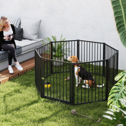 Pawhut Parque Para Perros De 8 Paneles_1