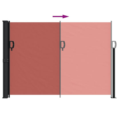 Vidaxl Toldo Lateral Retráctil Terracota 140x600 Cm_4