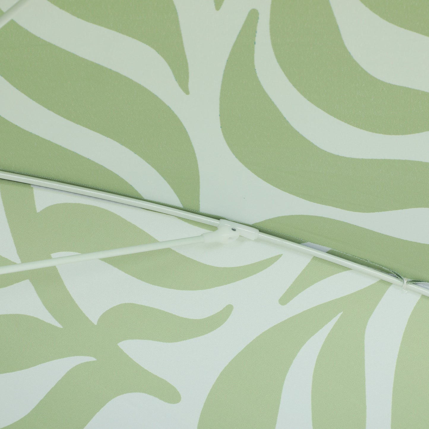 Outsunny Sombrilla De Playa Con Flecos Ø180cm Altura Ajustable Inclinación Verde_4