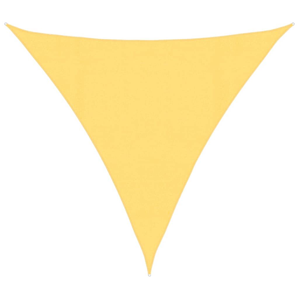 Vidaxl Toldo De Vela Hdpe Beige 160 G/m² 4,5x4,5x4,5 M_0