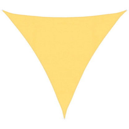 Vidaxl Toldo De Vela Hdpe Beige 160 G/m² 4,5x4,5x4,5 M_0