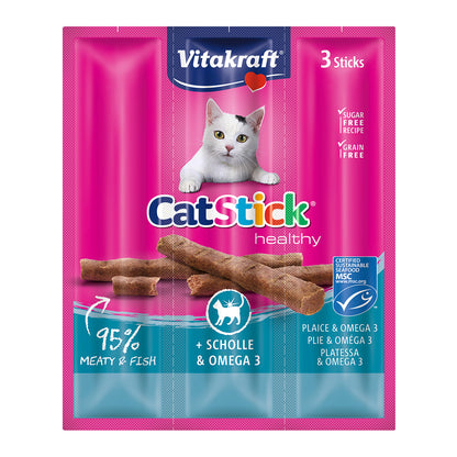 Cat Stick® platija y Omega 3 Vitakraft 18 g (3 uds.)
