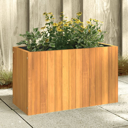 Jardinera De Madera Maciza De Acacia 59x27,5x35 Cm_1