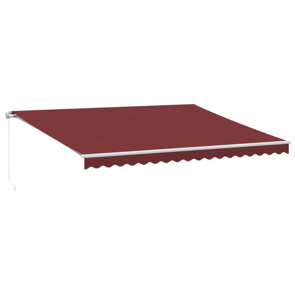 Toldo Retráctil Manual Color Burdeos 450x350 Cm_0