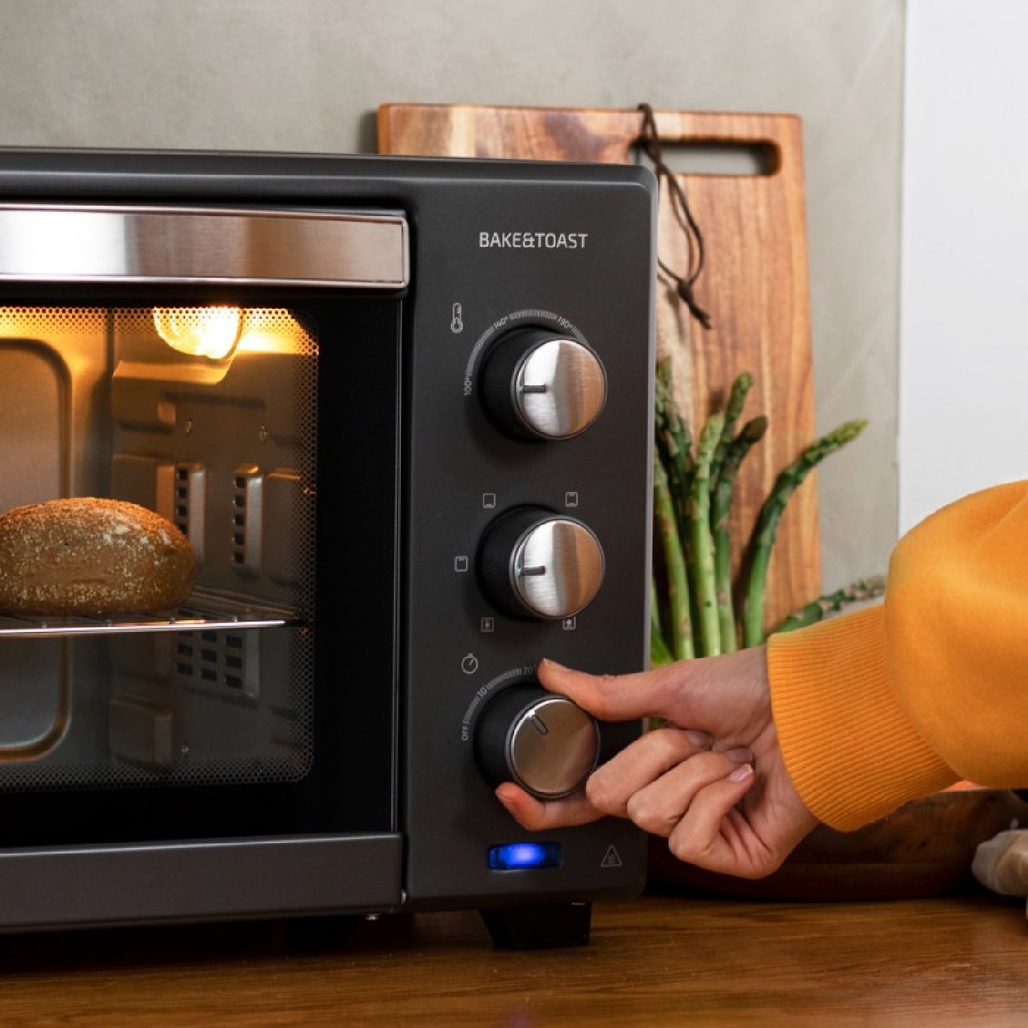 Cecotec Horno De Sobremesa De Convección 28 L Bake&toast 2800 Black. 1600 W Multifunción 6 Modos De Calor Temporizador T_4