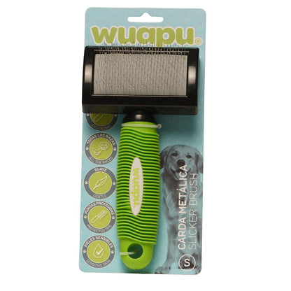 Cepillo Carda Suave Para Perro Wuapu Talla S, Para Cepillar Y Retirar El Pelo Muerto_0